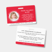 Badge Alerte d'urgence d'identification de l'enfant en c (Avant & arrière)