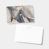 Badge Alimentation de l'éléphant (Avant & arrière)