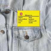 Badge Allergies (Insitu)