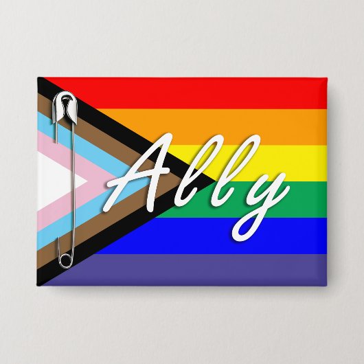 Badge Ally LGBTQ+ Bouton de sécurité (Recto)