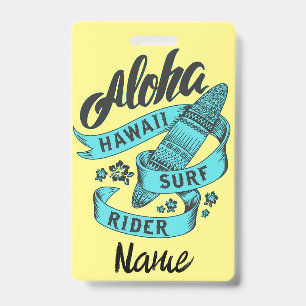 Badge Aloha Hawaii Surf Rider Thunder_Cove