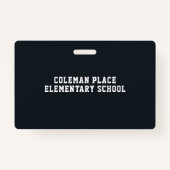 Badge American Football Gym Teacher Hall Pass (Dos)