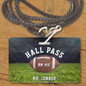 Badge American Football Gym Teacher Hall Pass