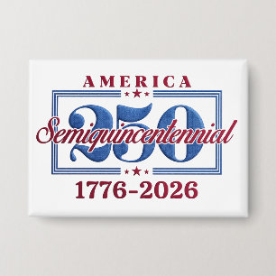 Badge Amérique 250 Semiquincentenaire Graphique – 1776-2