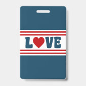 Badge Amour design (Arrière)