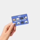 Badge Amusant cadre multicolore   (Manuel / portable)