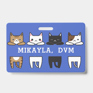 Badge Amusant cadre multicolore