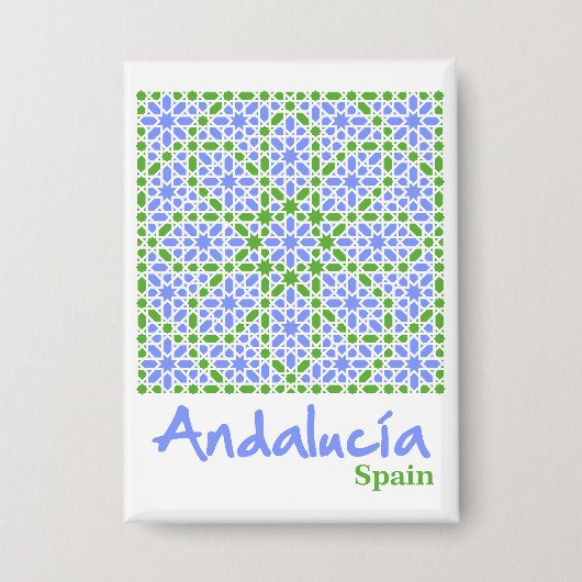 Badge Andalusian Tiles 7 (Recto)