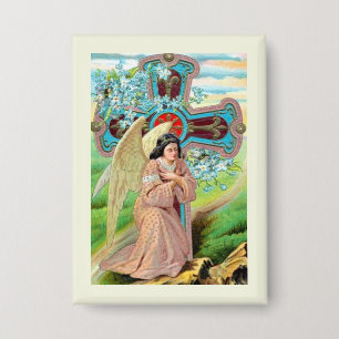 Badge Ange priant