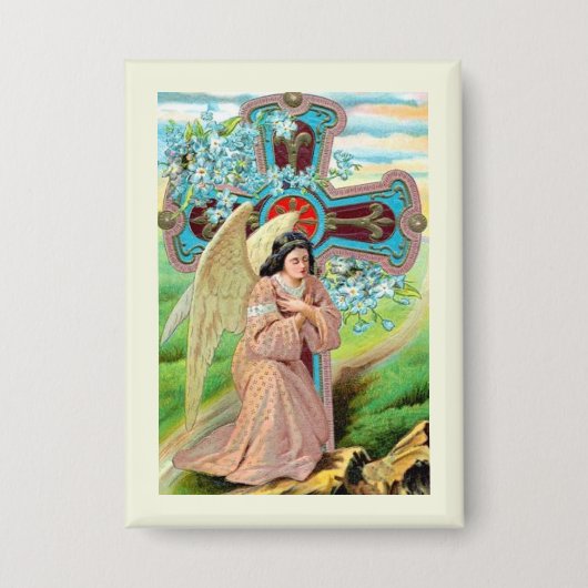 Badge Ange priant (Recto)