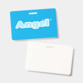 Badge Angel (Avant & arrière)