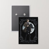 Badge Animagus noir Anime Sirius (Recto/Verso)