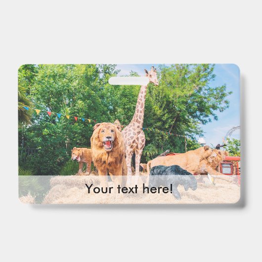 Badge Animaux farcis (Avant)