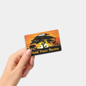 Badge Animaux sauvages sur les serres de soleil de Savan (Manuel / portable)