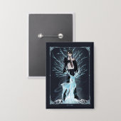 Badge Anime HARRY POTTER™ Patronus stagiaire (Recto/Verso)