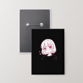 Badge "Anime Love Vibes" (Recto/Verso)