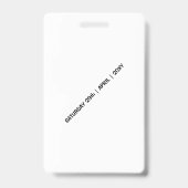 Badge Anniversaire de enfant de la fête de karaté modern (Arrière)