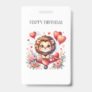 Badge Anniversaire Lion Volant