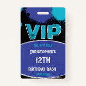 Badge Anniversaire VIP personnalisé (Devant)