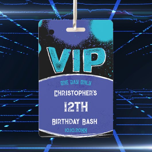 Badge Anniversaire VIP personnalisé