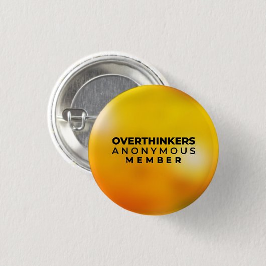 Badge anonyme d'Overthinker (Devant & derrière)