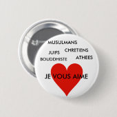 badge ANTI-RACISME (Devant & derrière)