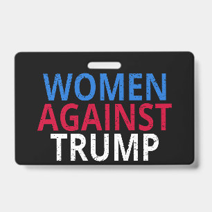 Badge Anti-Trump - Femmes contre Trump