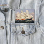 Badge Antique Navire de Navigation à Voile Currier & Ive (Insitu)
