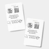 Badge Appeler le texte du service clientèle whatsapp cod (Avant & arrière)