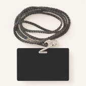 Badge Approvisionnement Enseignants Apple Business Perso (Derrière avec lanière)