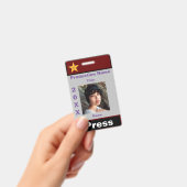 Badge Appuyez sur Pass-1 (À main)