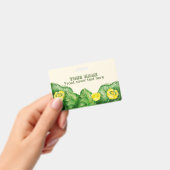 Badge aquarelle de nénuphar jaune (À main)