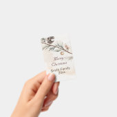 Badge Aquarelle Neutre couleur arbre de Noël (Manuel / portable)