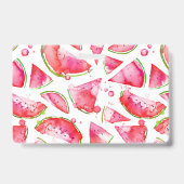 Badge Aquarelle Pastèque 1 (Arrière)