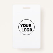 Badge Aquarelle verte simple abstrait ajouter le logo te (Devant)