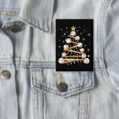 Badge Arbre de Noël de baseball Lumière Noël Amateur de  (Insitu)