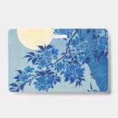 Badge Arbre éclairé par la lune bleue : Nuit de floraiso (Arrière)