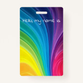 Badge arc-en-ciel (Devant)