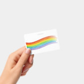 Badge Arc-en-ciel Aquarelle (Manuel / portable)