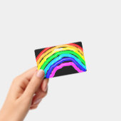 Badge Arc-en-ciel dessiné (Manuel / portable)