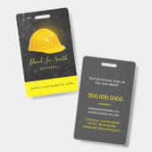 Badge Architecte / Entrepreneur (Recto et verso)