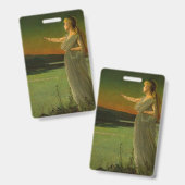 Badge Ariane à Naxos John Atkinson Grimshaw (Avant & arrière)
