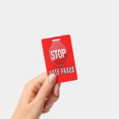 Badge Arrêtez la fraude électorale (Manuel / portable)