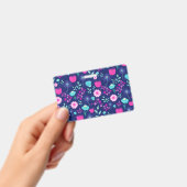 Badge Arrière - plan à motif floral mignon (À main)