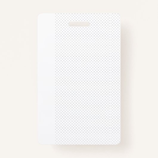 Badge Arrière - plan blanc avec un motif extensible de p (Devant)