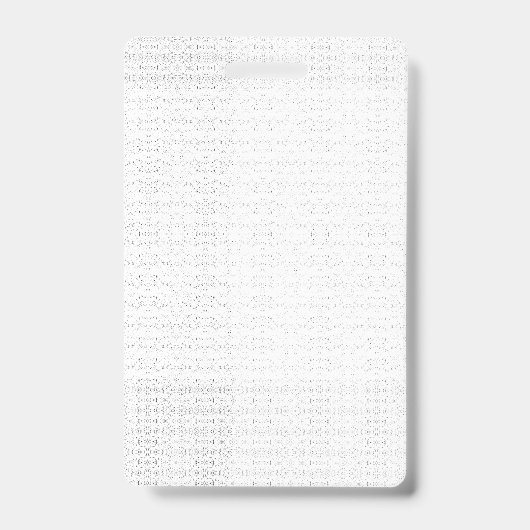 Badge Arrière - plan blanc avec un motif extensible de p (Avant)