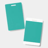 Badge Arrière - plan dégradé mélangeant bleu et vert. (Avant & arrière)