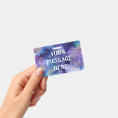 Badge Arrière - plan d'encre mixte - Customisez votre pr (Handheld)