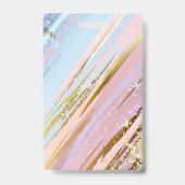 Badge Arrière - plan rose texturé (Arrière)