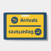 Badge Arrivées/Départs (Back)